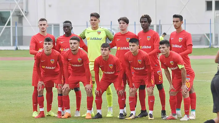 Kayserispor U 19 ne umdu ne buldu: 1-3