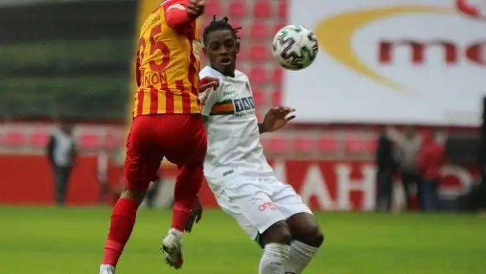 Hes Kablo Kayserispor: 1 - Aytemiz Alanyaspor: 1