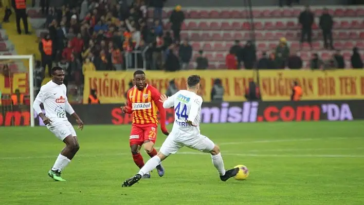 Süper Lig: İ.M. Kayserispor: 1 - Çaykur Rizespor: 0 (Maç sonucu)
