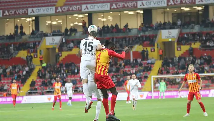 Kayserispor 1-1 eriyor