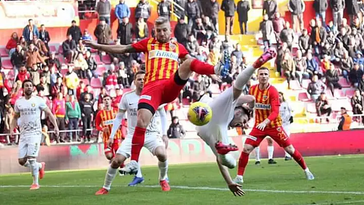 Süper Lig: Kayserispor: 1 - MKE Ankaragücü: 1 (Maç sonucu)