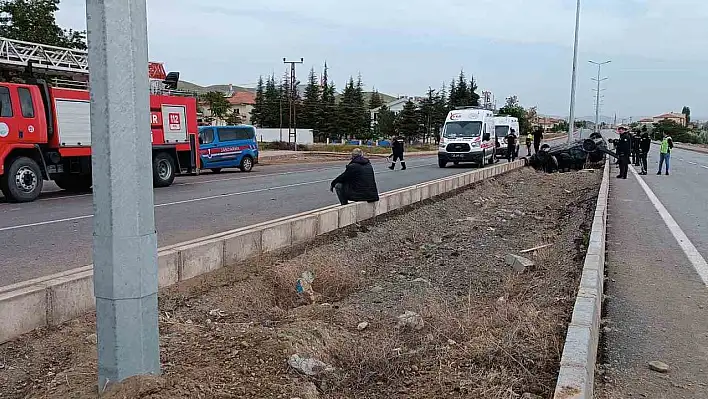 Yeşilhisar'da feci kaza!