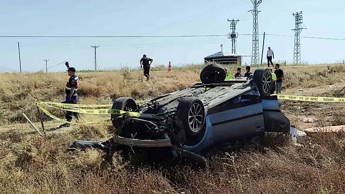 Takla atan otomobilin sürücüsü hayatını kaybetti