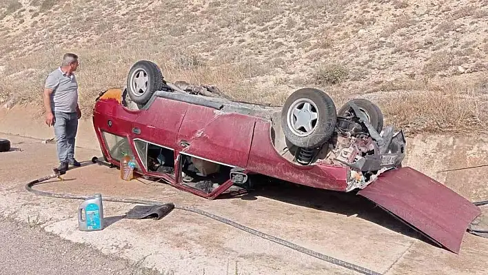 Otomobil takla attı: 5 kişi...