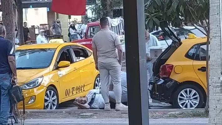 Taksi durağına saldırı: 2 sürücü...