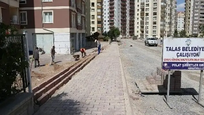 Talas'a otopark, park ve yaya yolu yapılacak