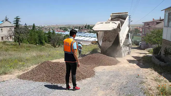 Talas'ta 6 sokakta çalışma var