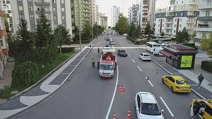 Talas'ın yollarına güven ve konfor çizgileri