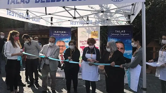 Talas 'Maharetli Eller Kadın Üretim Pazarı' açıldı