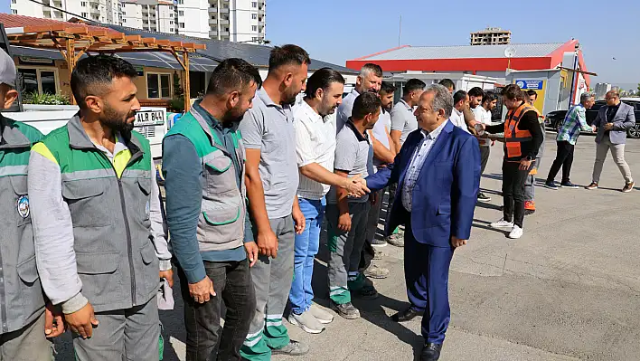 Talas'ta bayram sonrası ilk mesai
