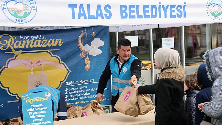 Talas'ta 'biz biriz' ruhu Ramazan'da da yaşatılıyor