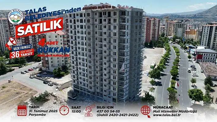 Kira öder gibi işyeri sahibi olma şansı! 36 ay taksitle satış