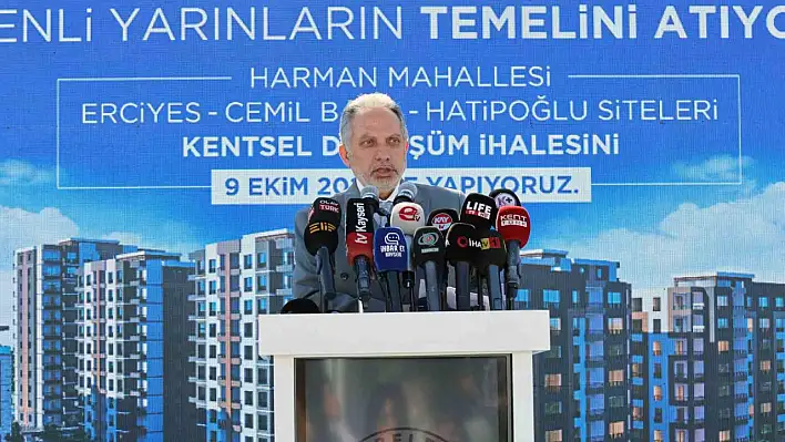 Talas'ta dönüşüm başlıyor