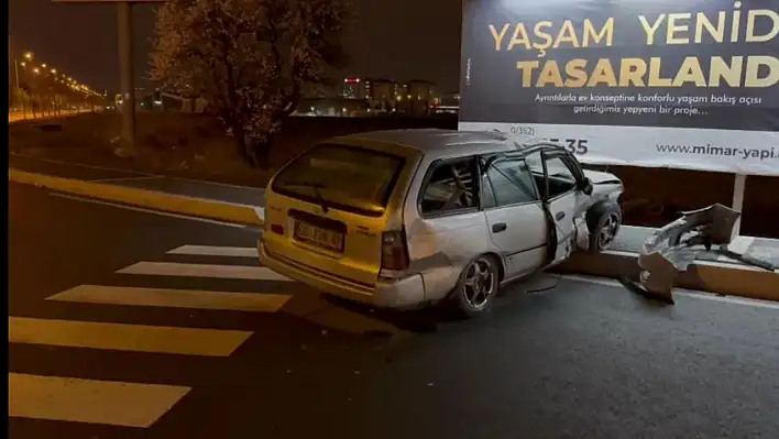 Talas'ta Trafik kazası: 3 yaralı var