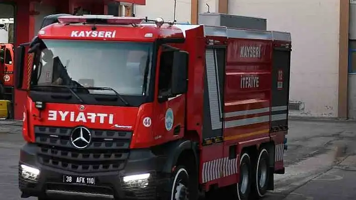Talas'ta yangın paniği! Ekipler müdahale etti
