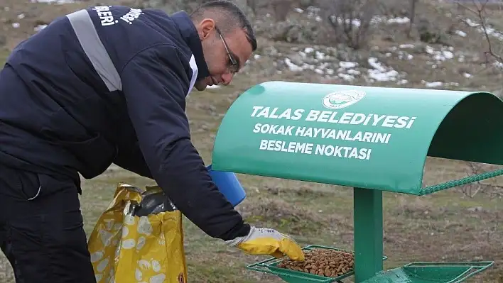 Talas, yaban hayvanlarını unutmadı
