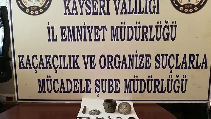 Tarihi eser kaçakçıları kıskıvrak yakalandı