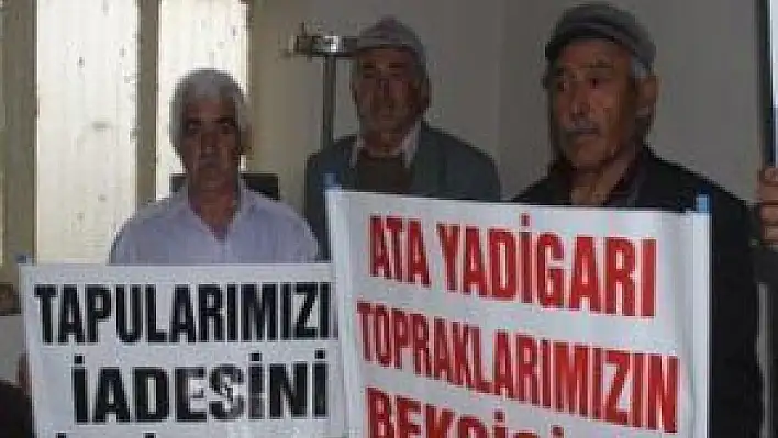 TARLALARI ELİNDEN ALINAN KÖYLÜYE MHP EL UZATTI