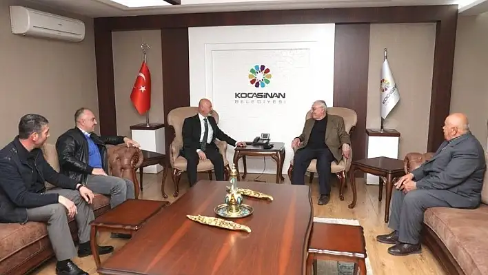Tecrübeli başkanlardan Başkan Çolakbayrakdar'a ziyaret