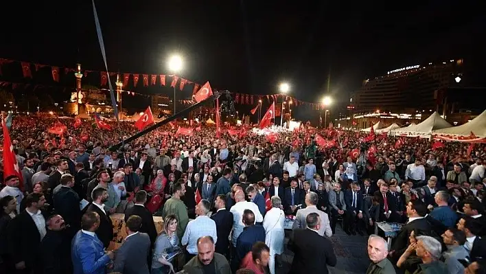 15 Temmuz Demokrasi ve Milli Birlik Günü'nde Kayseri OSB Cumhuriyet Meydanı'nda Yerini Aldı