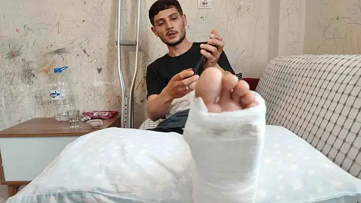 Ters yönden geldi, çarpıp kaçtı