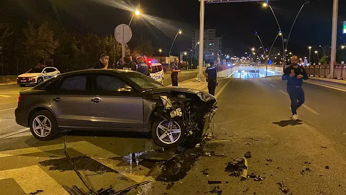 Ters yöne dönmek istedi, çarpışma kaçınılmaz oldu