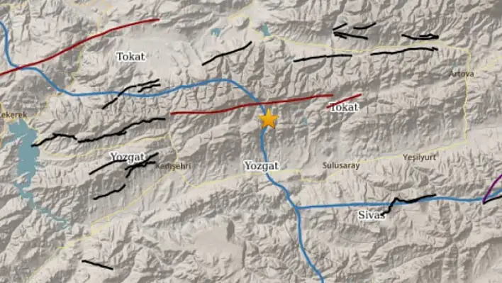 Tokat depremi Kayseri'den hissedildi!