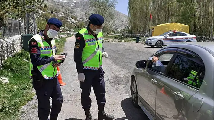 Tomarza Aslantaş Mahallesi'nde sıkı denetim