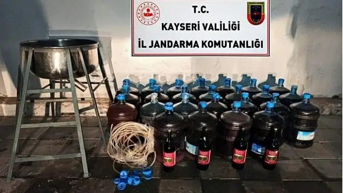 700 litre kaçak içki ele geçirildi