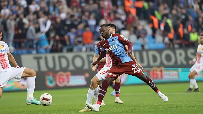 Trabzonspor: 0 Kayserispor: 1