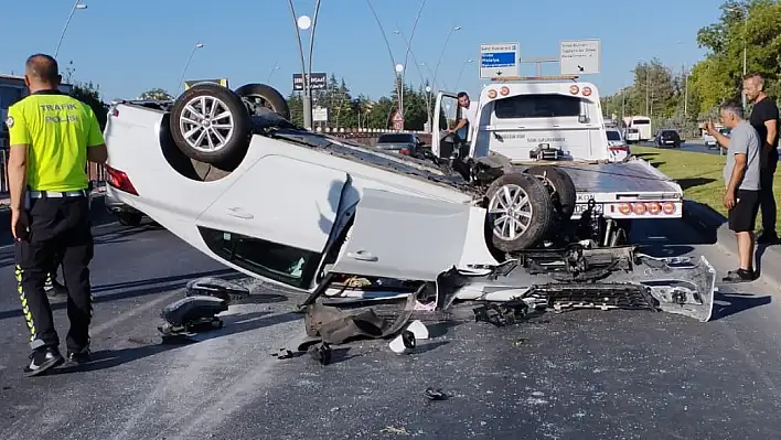 Trafik kazasında bir kişi yaralandı