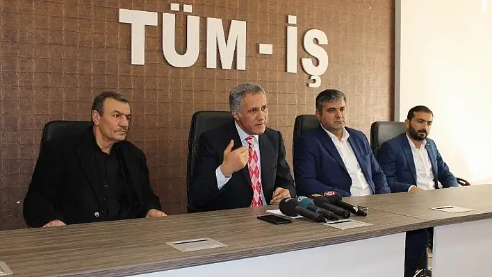 Tüm-İş Konfederasyonu Genel Başkanı Mahmut Şahin:
