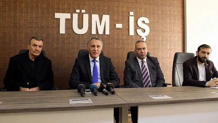 Tüm-İş Konfederasyonu Genel Başkanı Şahin İşkur'u uyardı