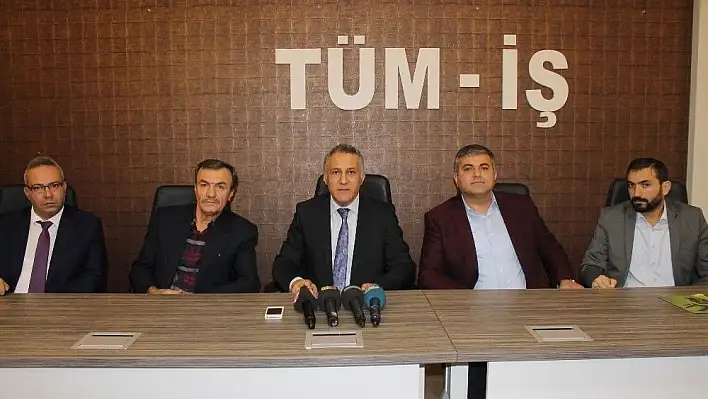 Tüm-İş Konfederasyonu Genel Başkanı Şahin: 'Taşeron işçilerin kadroya başvurmaları sürecinde suiistimaller var'
