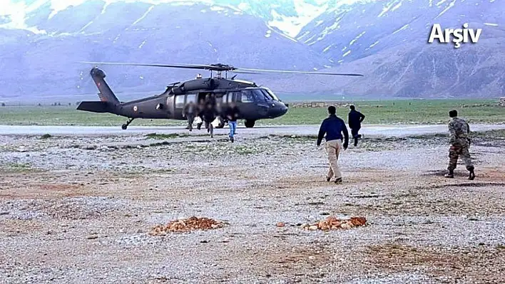 Tunceli'de polis ve hakimleri taşıyan helikopter düştü