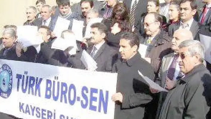 TÜRK BÜRO-SEN ADALET İSTEDİ