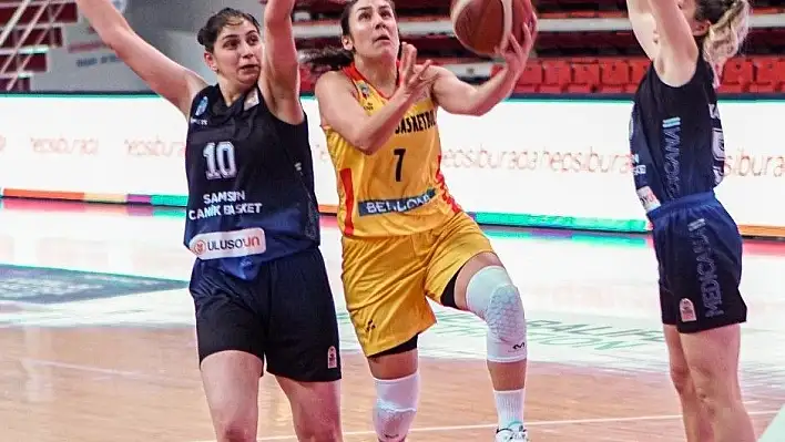 Türkiye Kadınlar Basketbol Ligi: Kayseri Basketbol: 107 - Canik Belediyesi: 54