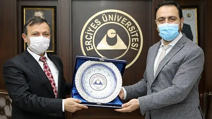 TÜSEB Başkanı Prof. Dr. Erhan Akdoğan, ERÜ'yü Ziyaret Etti