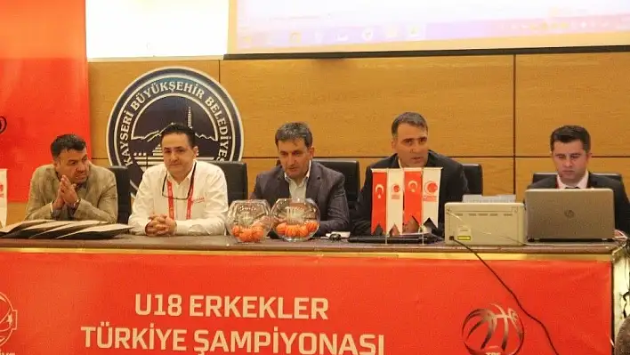 U-18 Erkekler Türkiye Basketbol Şampiyonası'nda Kuralar Çekildi
