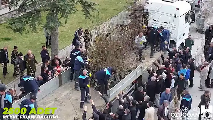 Ücretsiz dağıtıldı, vatandaş yoğun ilgi gösterdi