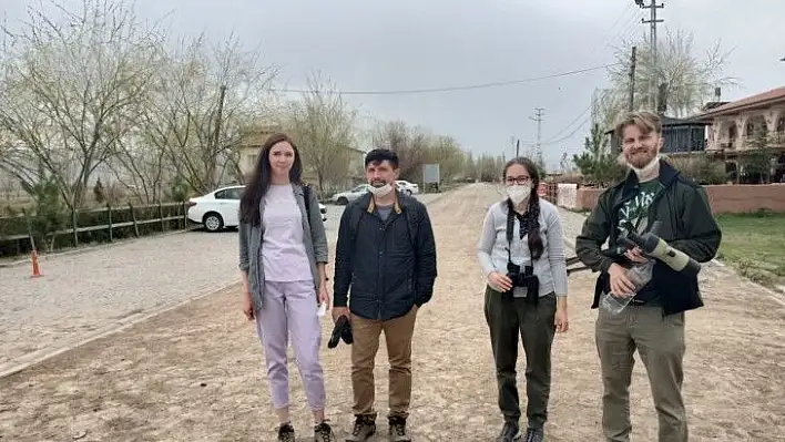 Ukraynalı turistlerden Sultan Sazlığı Kuş Cenneti'ne ziyaret