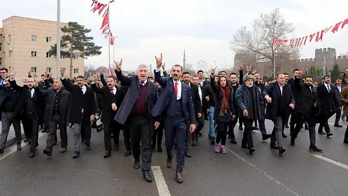 Ülkücüler, Sarıkamış şehitleri için yürüdü
