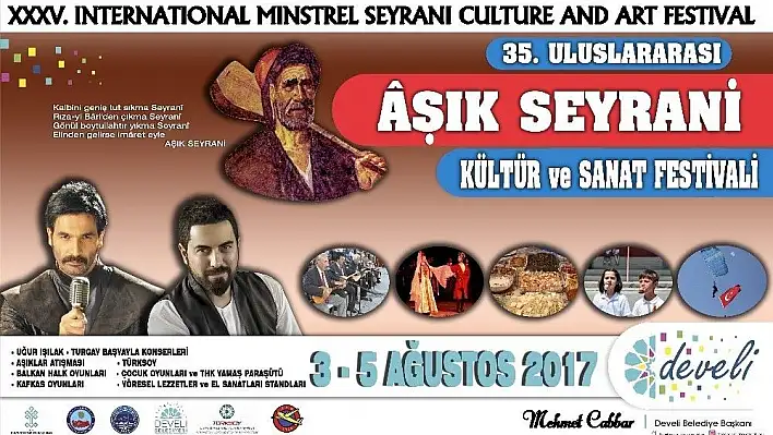 Uluslar-arası Aşık Seyrani Festivali başlıyor