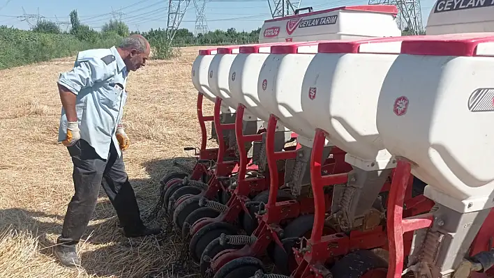 Üretici TAKE projesi kapsamında ikinci ekimi yaptı