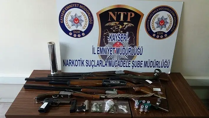 Kayseri Emniyeti'nin uyuşturucu mücadelesi hız kesmeden devam ediyor