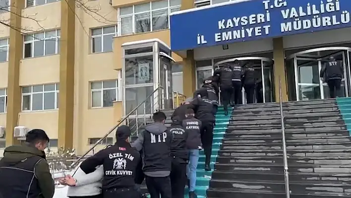 Uyuşturucu tacirlerine Kayseri'de büyük darbe