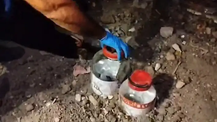 Uyuşturucuyu bakın nereye saklamışlar!