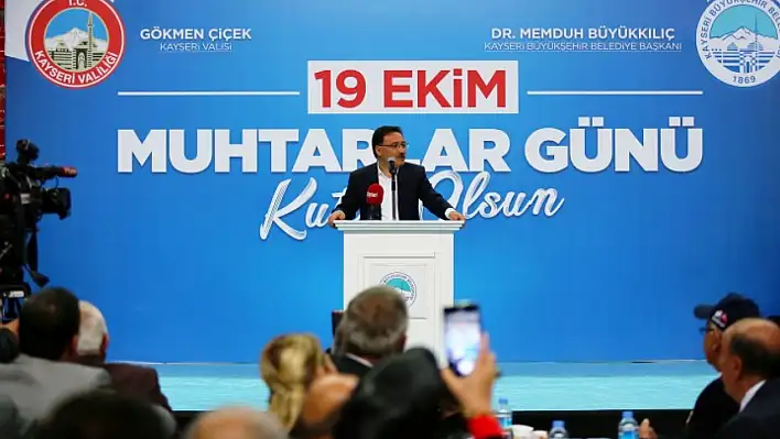 Vali Çiçek: 'En önemli dayanağımız muhtarlarımız'