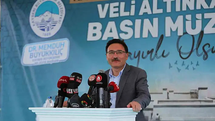 Vali Çiçek'ten Başkan Büyükkılıç'a teşekkür!