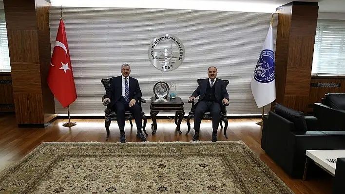 Vali Günaydın Başkan Çelik'i ziyaret etti
